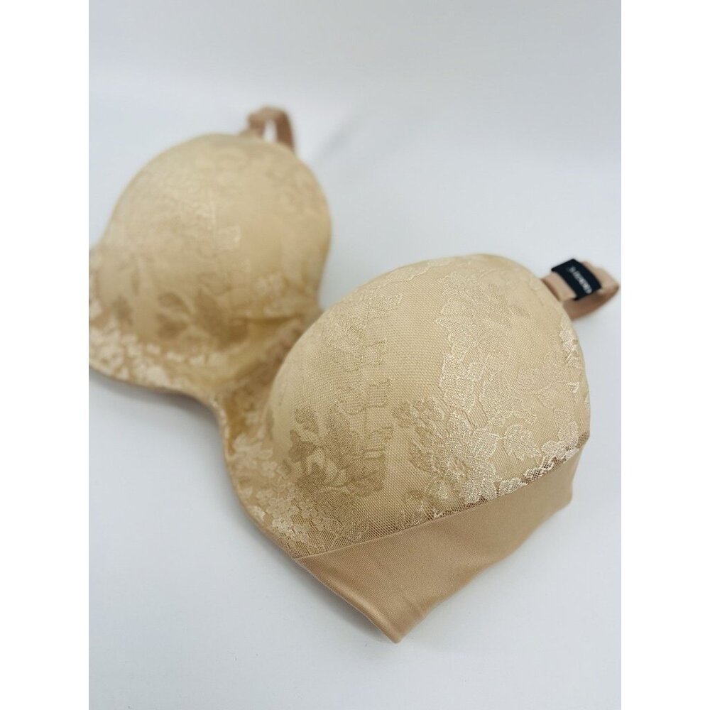 CURVY COUTURE INNOVATION STRAPLESS SENSATION MULTI-WAY BOMBSHELL Nude 34DDD NWT